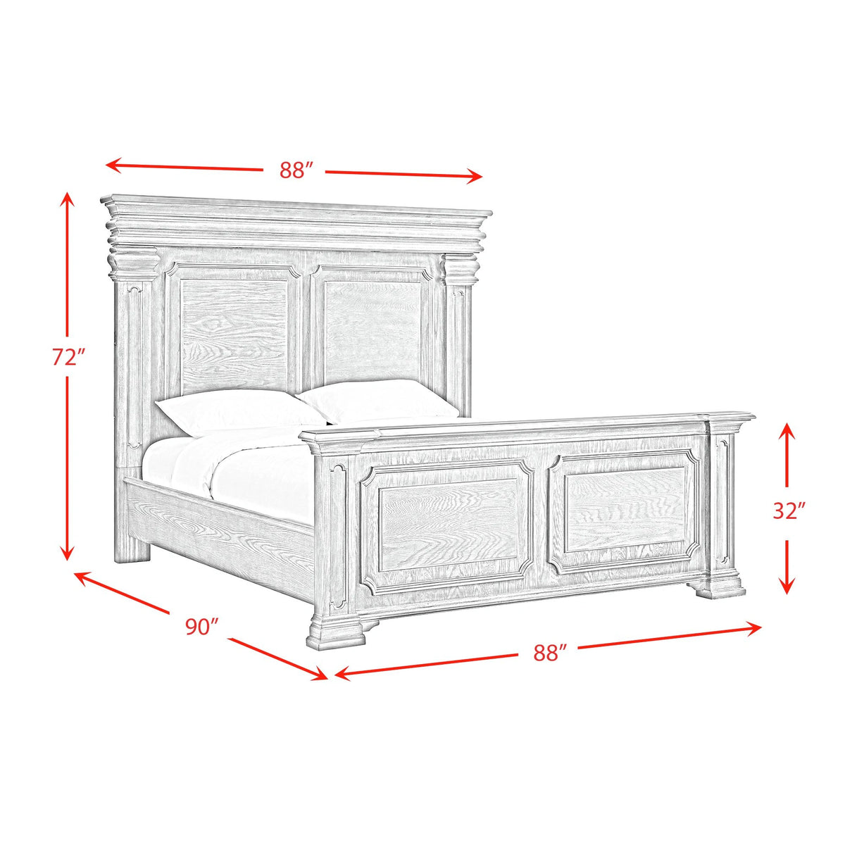 Kings Court Bed