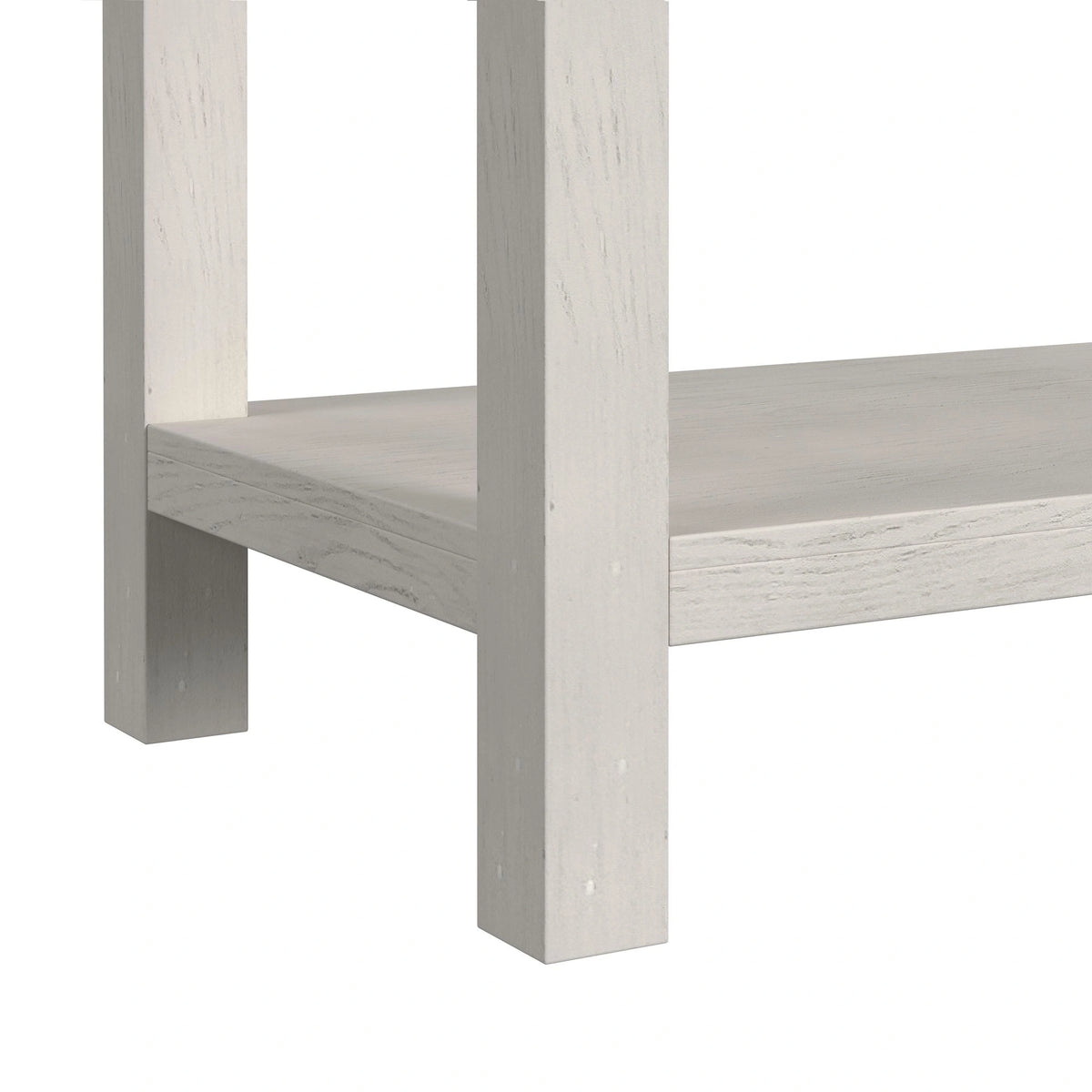 Avalanche 3PC Occasional Table Set in Antique White-Coffee Table, End Table & Sofa Table