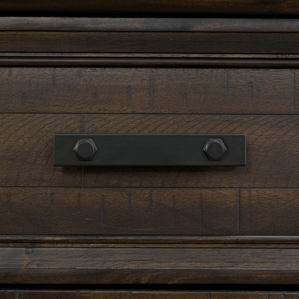Colorado City Dresser and Mirror Set in Charcoal