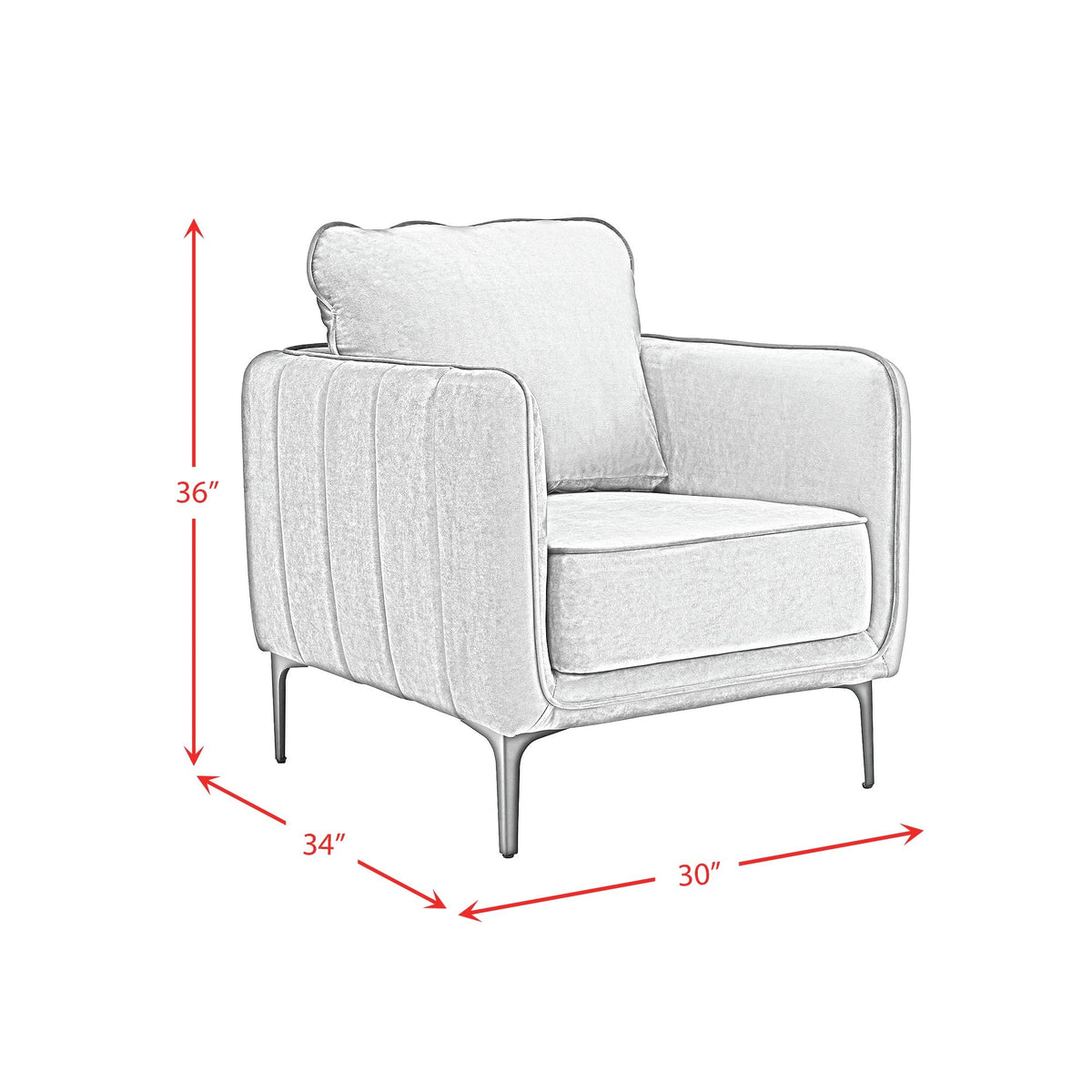 Rae Chair in Lavish 152 Velvet