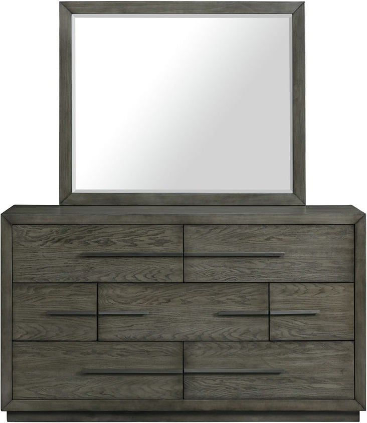 Elation 7 Drawer Dresser in Gray - Jack’s Furniture and More (Laredo, TX)