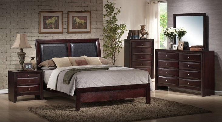 Emily Nightstand in Espresso Lacquer - Jack’s Furniture and More (Laredo, TX)