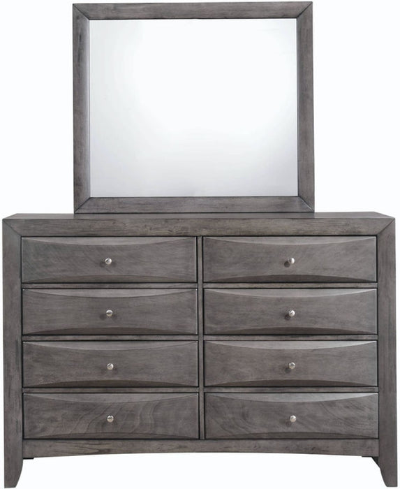 Emily Grey Mirror in Gray - Jack’s Furniture and More (Laredo, TX)