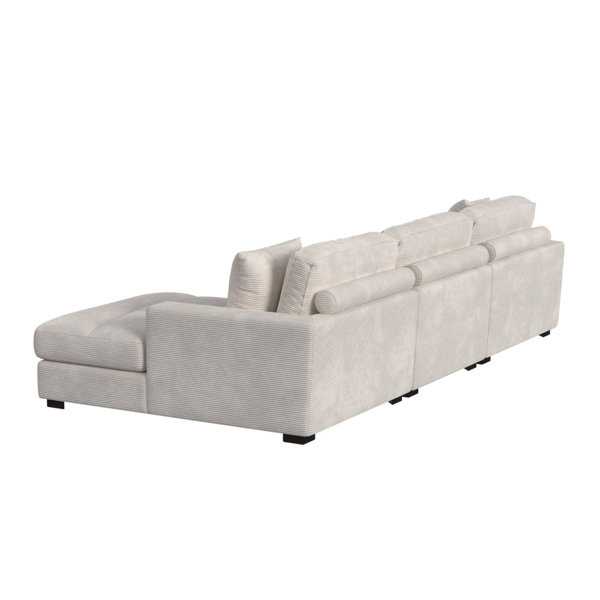Arizona Modular Sectional Set with RHF Chaise in Steno Beige