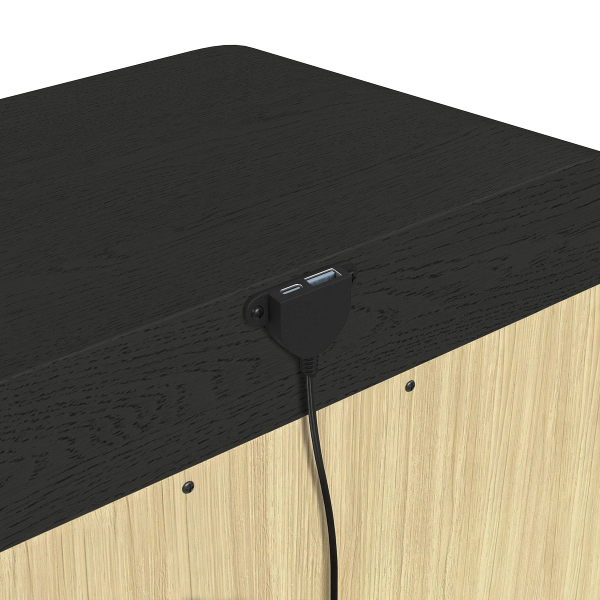 Ridgemont 2-Drawer Nightstand with USB