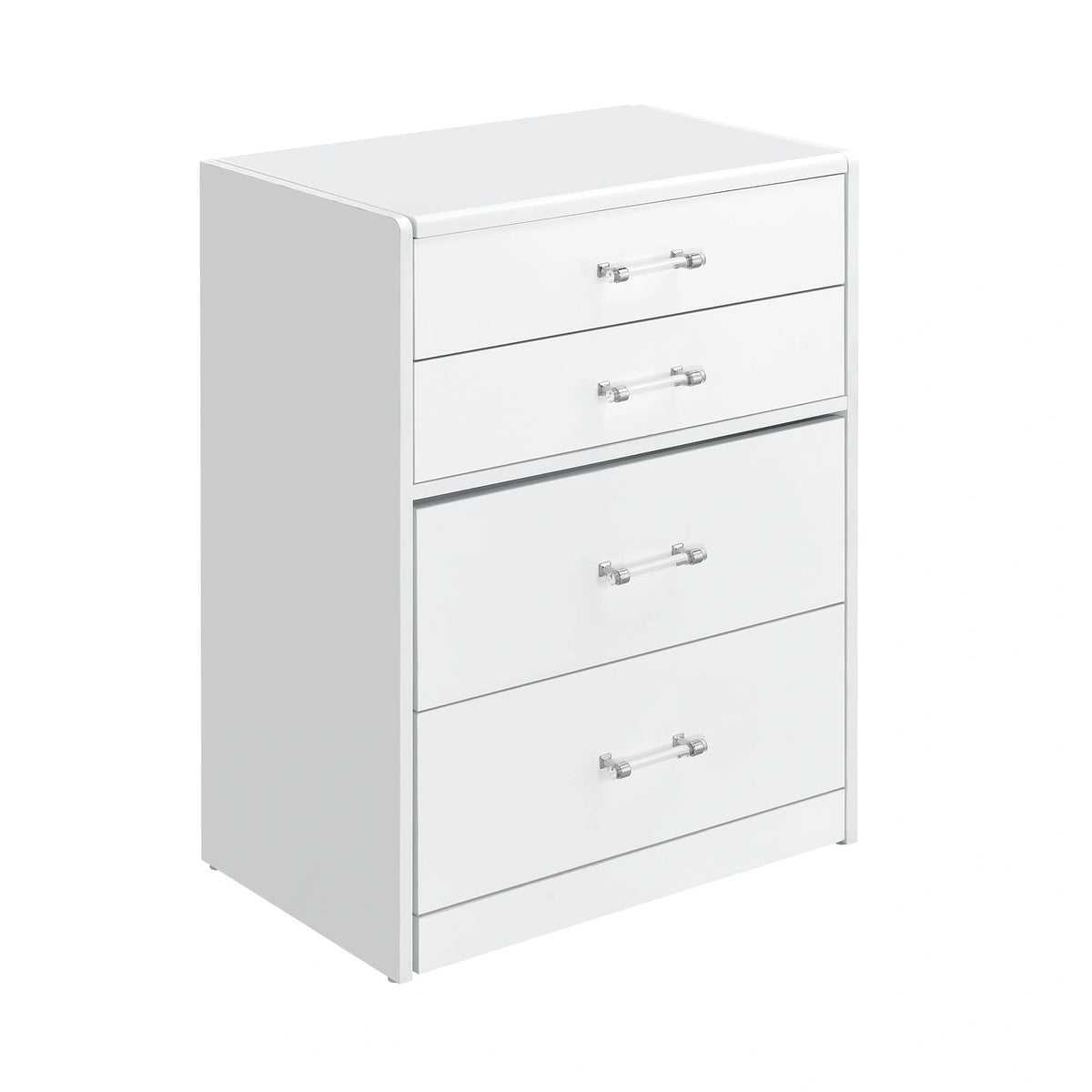 Irvine Mini Dressing Table with Stool, LED and USB in Glossy White
