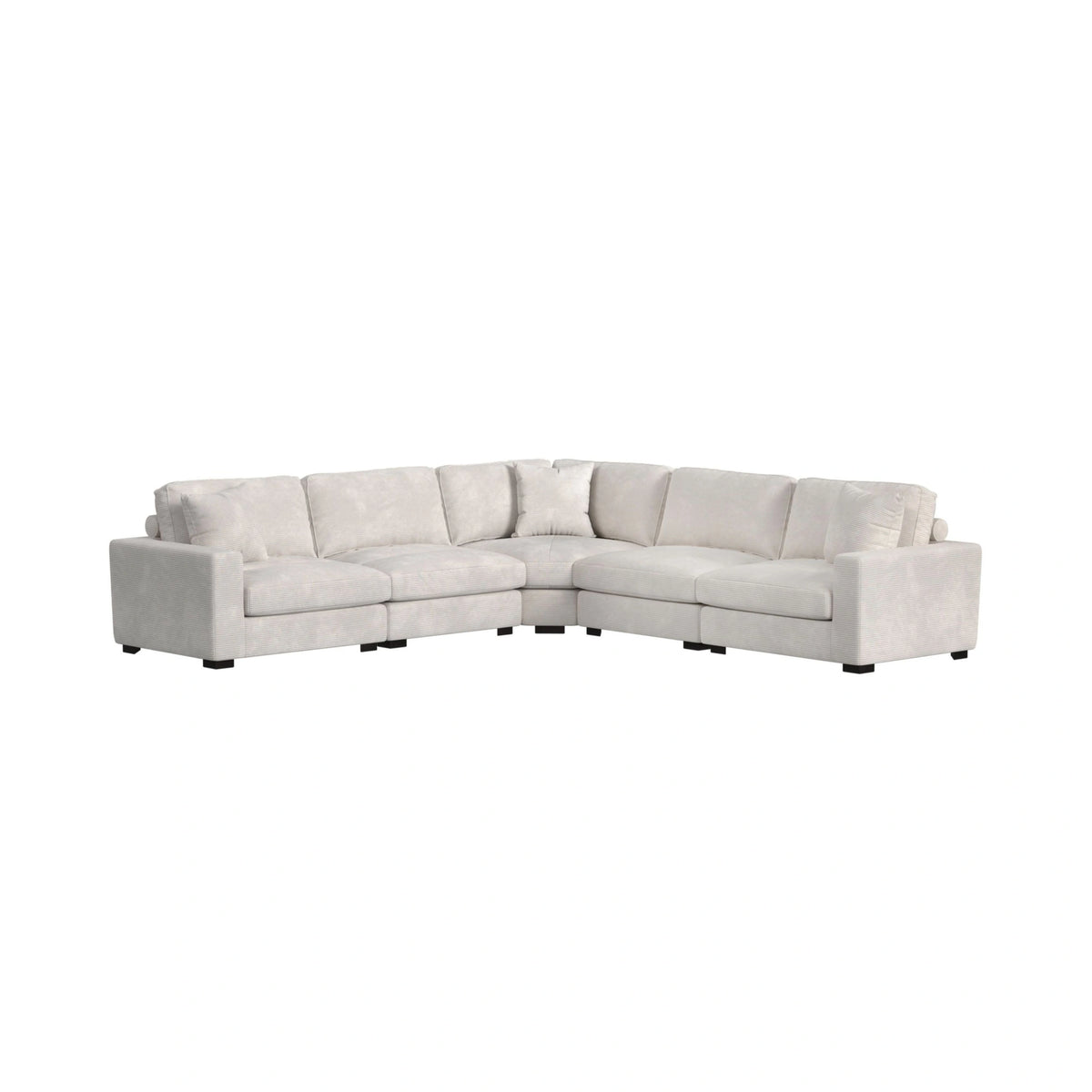 Arizona Modular Armless Chair in Steno Beige