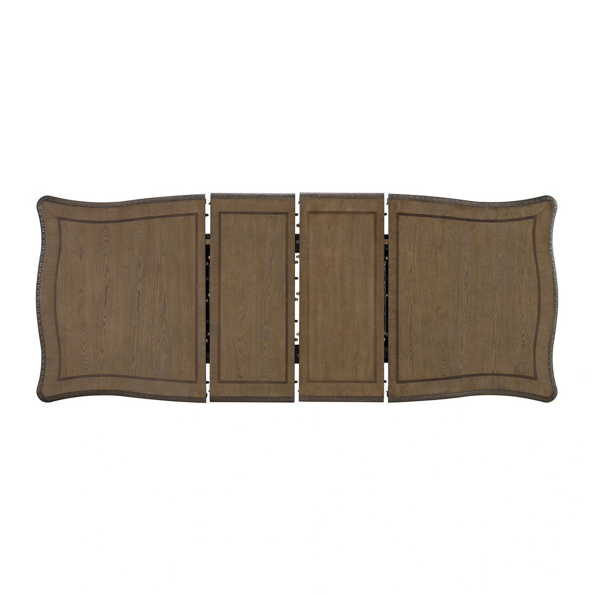 Madison Park Standard Height Dining Set in Walnut-Table and Four Chairs
