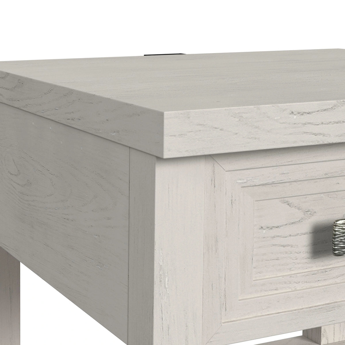 Avalanche 2PC Occasional Table Set in Antique White-Coffee Table & End Table