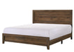 Crown Mark Millie King Panel Bed in Brown Cherry image