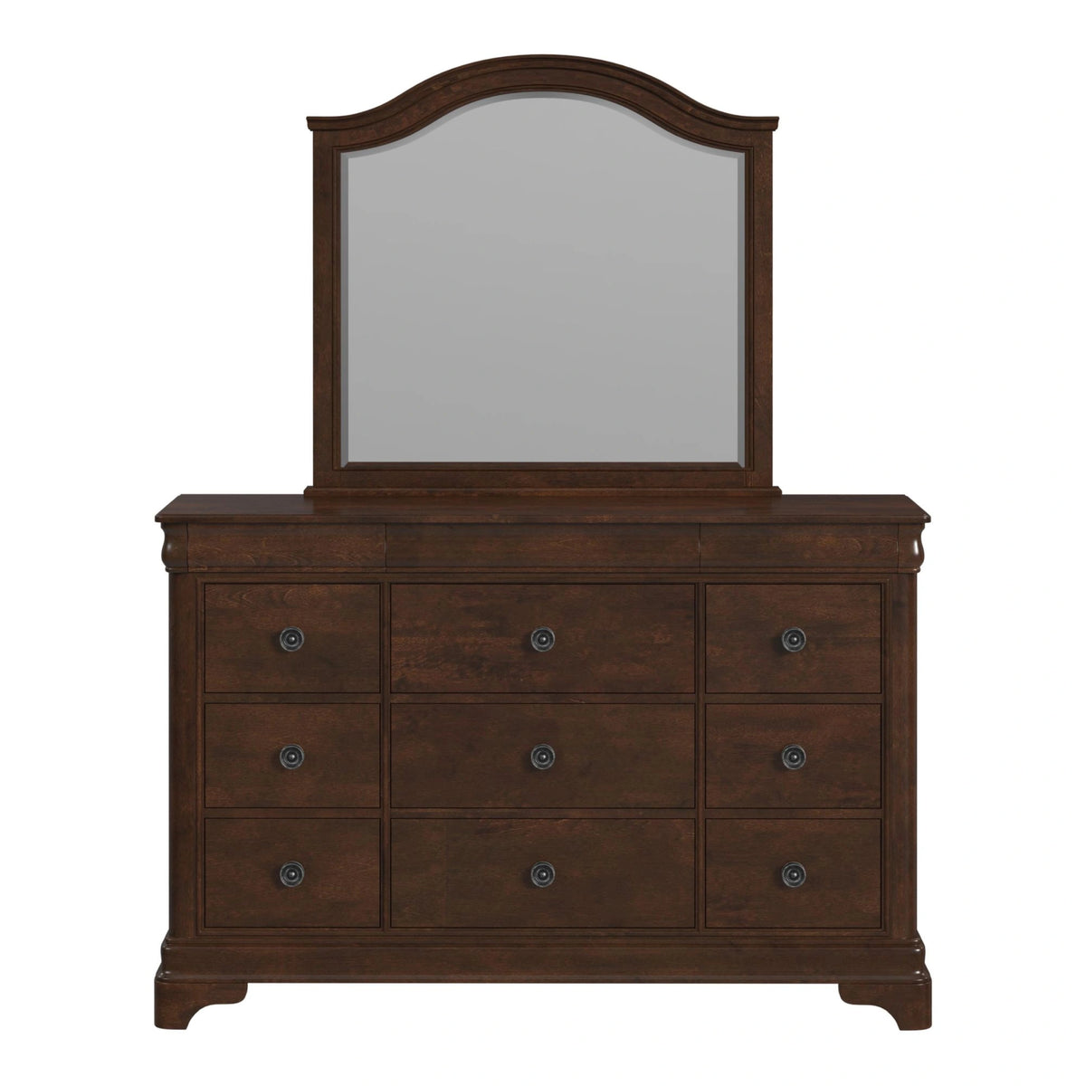Cameron Cherry Dresser & Mirror Set
