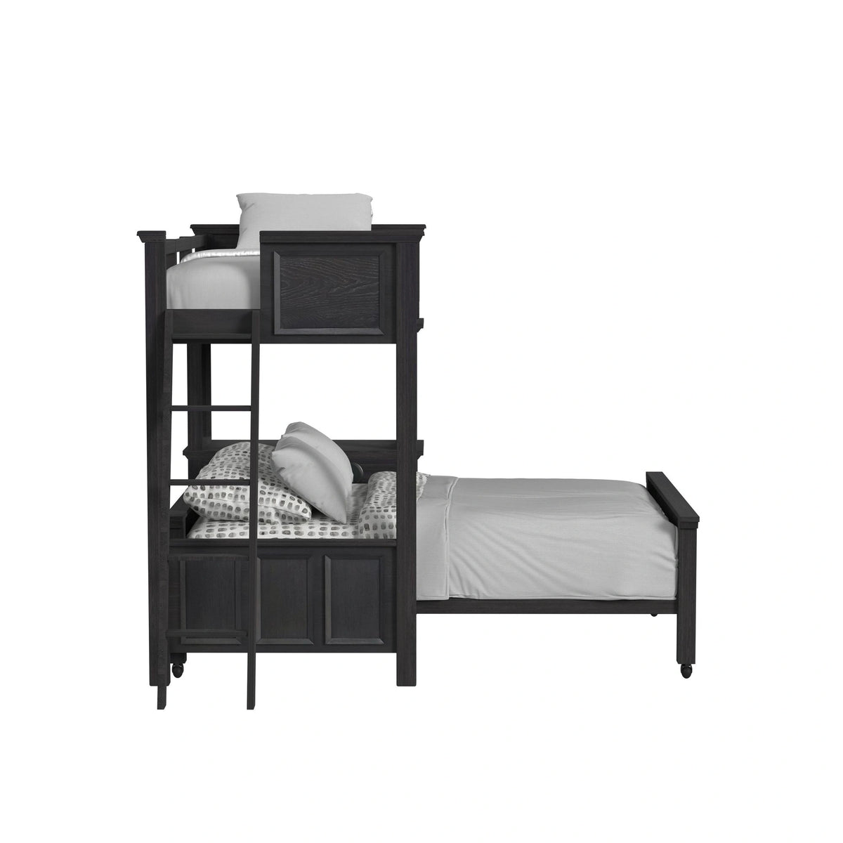 Hampton Kids Over Loft with Ladder and Desk with Speaker