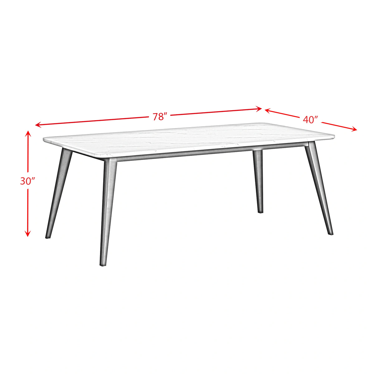 Marlene Dining Set in Black