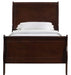 Louis Philippe Twin Panel Bed in Cherry - Jack’s Furniture and More (Laredo, TX)