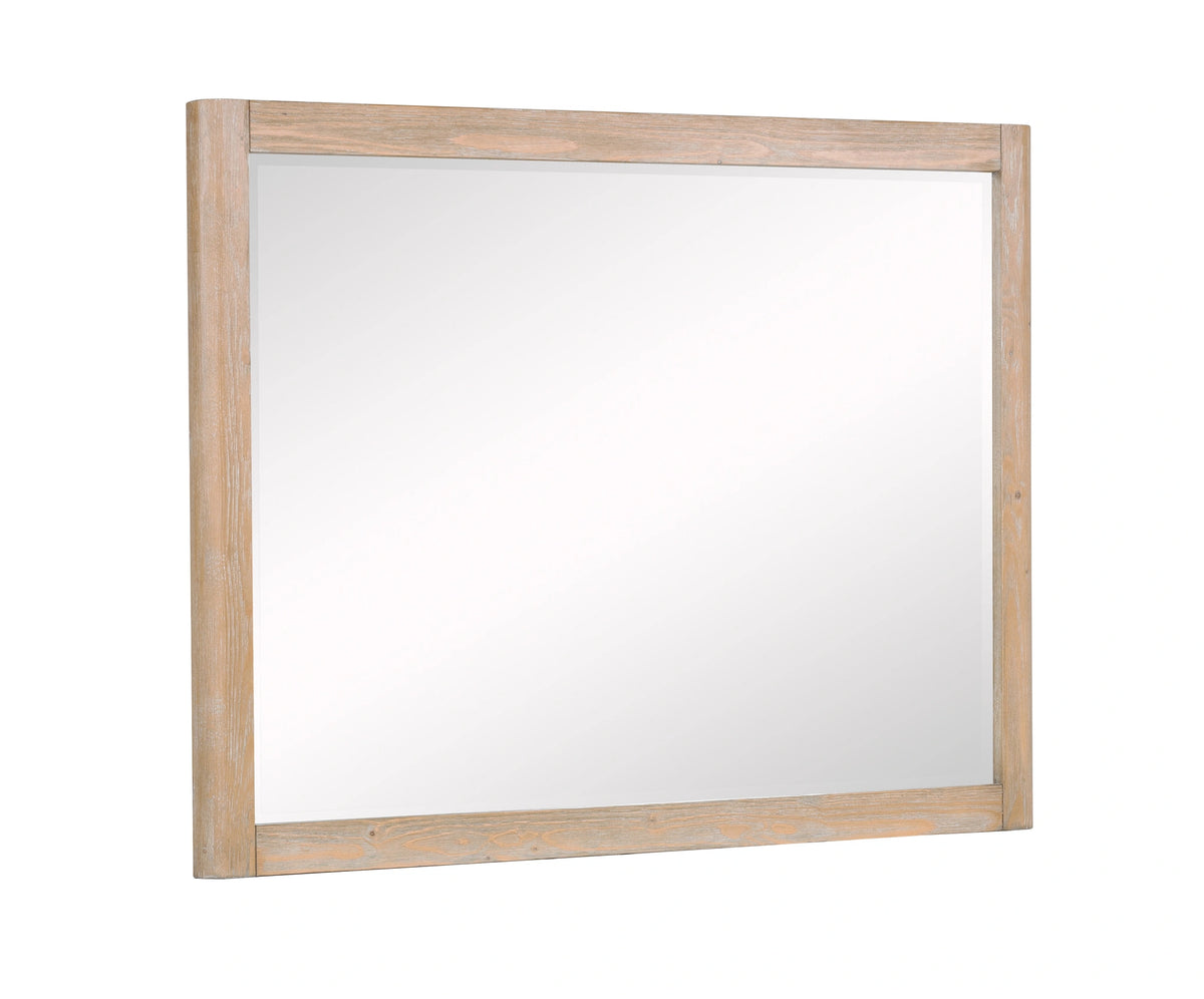 Kara Dresser Mirror-Cerused Natural