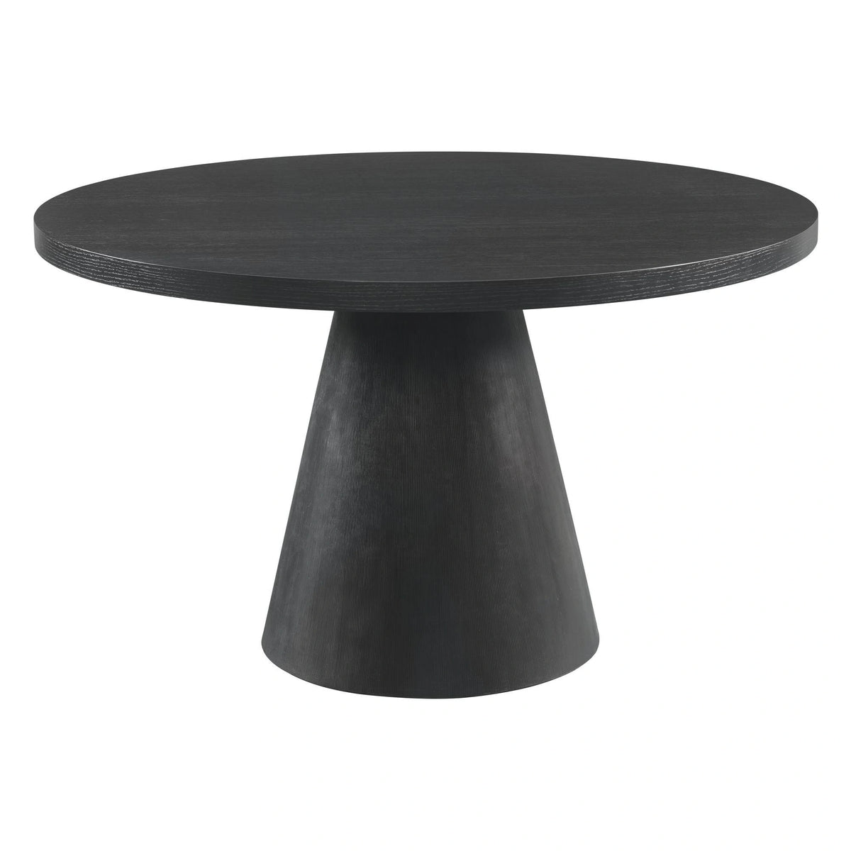 Portland Round Dining Table in Black