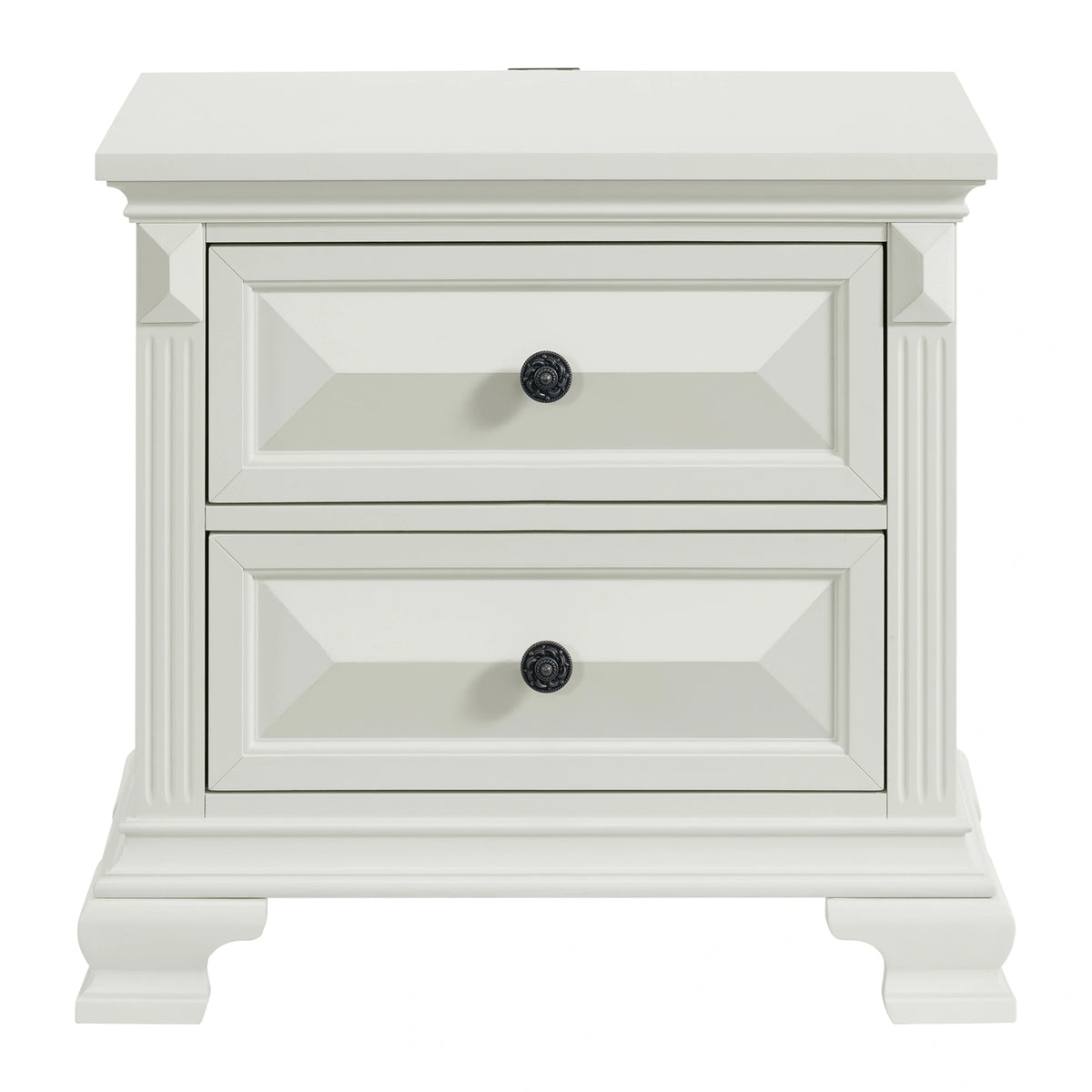 Bridgestone 2-Drawer Nightstand with USB