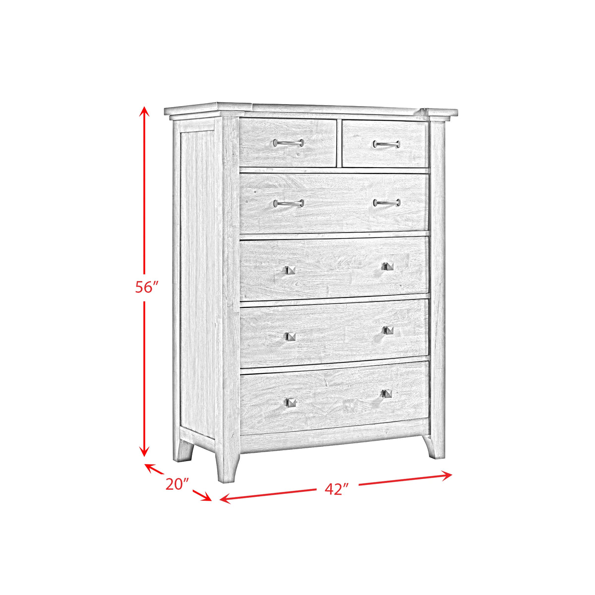 Gage Sleigh Storage Bedroom Set in Chestnut