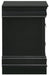 Louis Philippe Nightstand in Black - Jack’s Furniture and More (Laredo, TX)