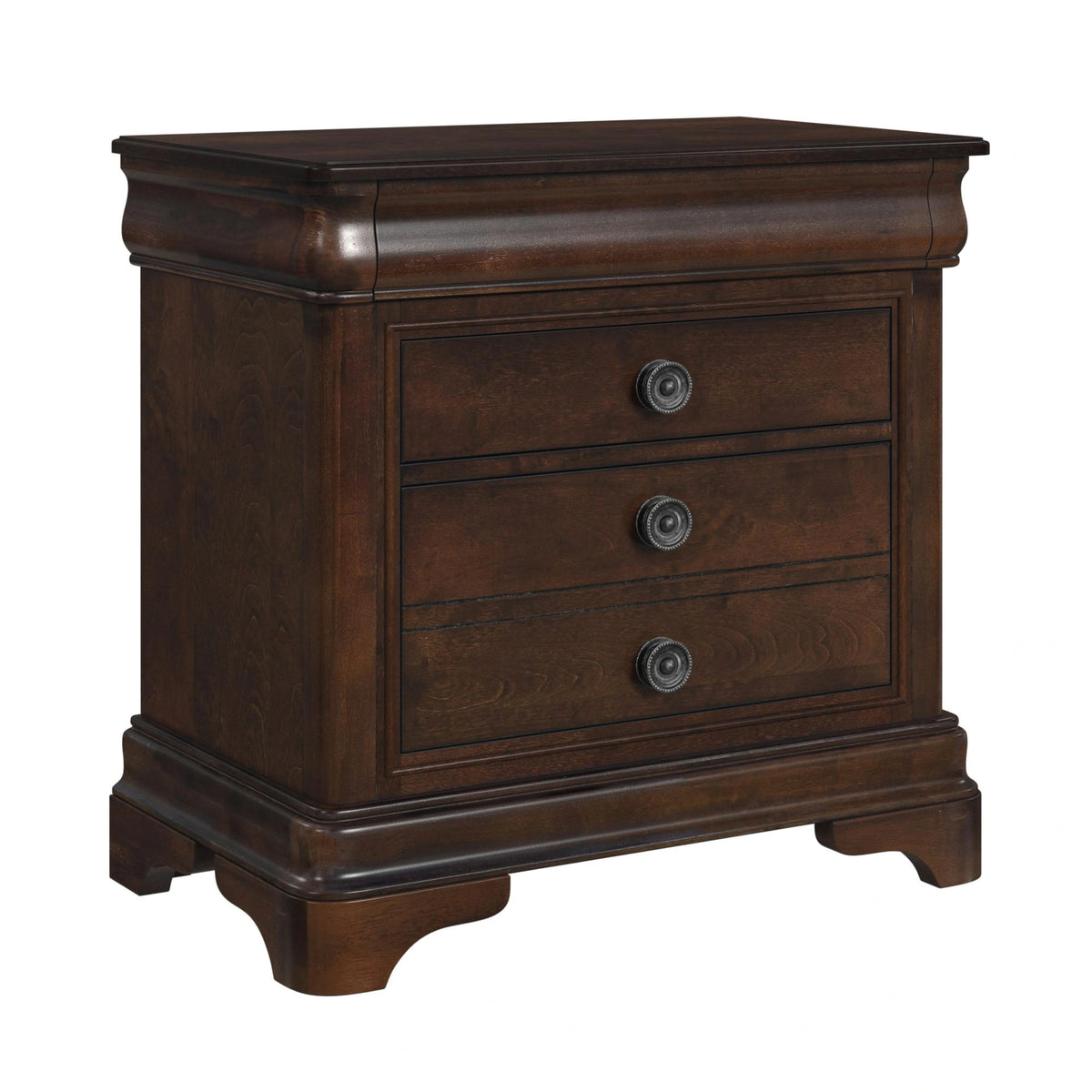 Cameron Cherry Sleigh Bedroom Set