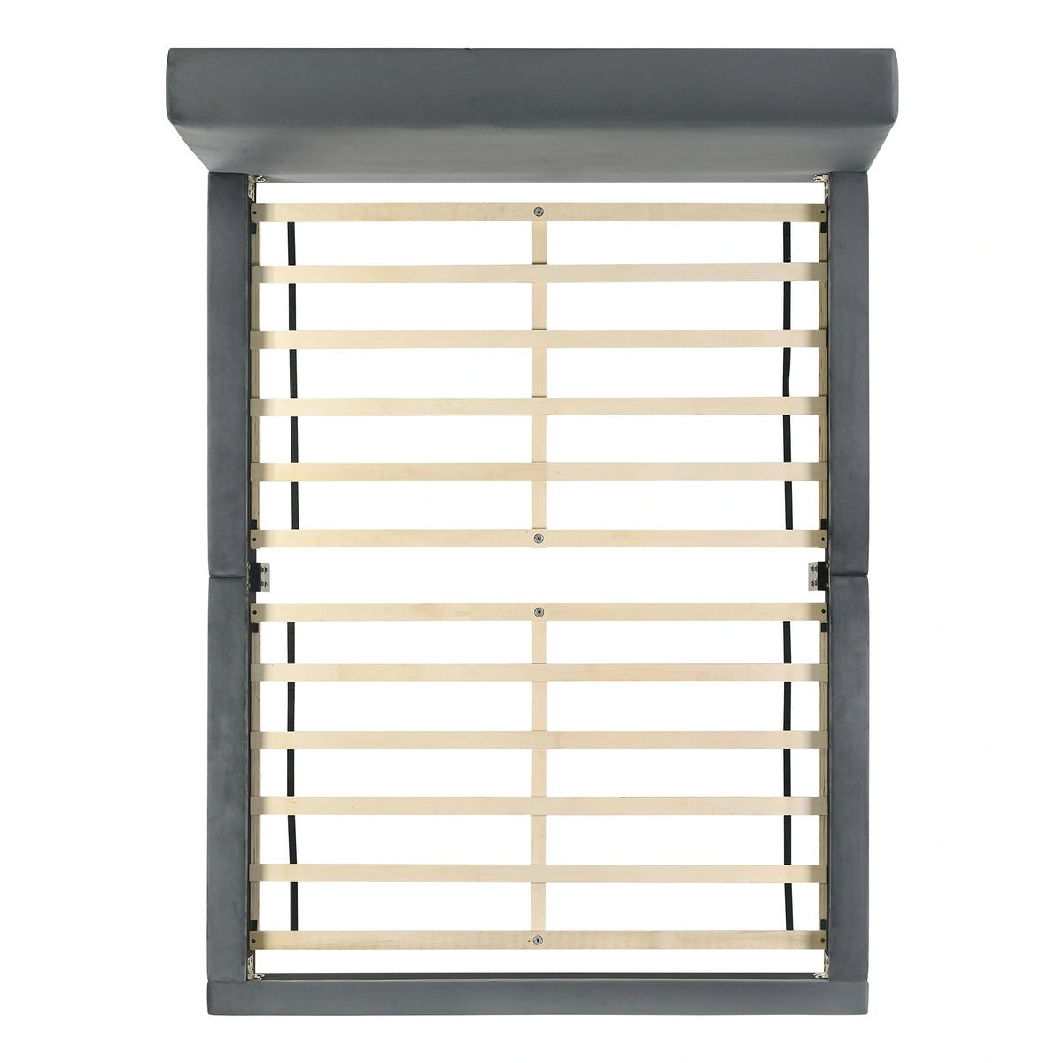 Brookhaven UPH Bed in Grey Velvet