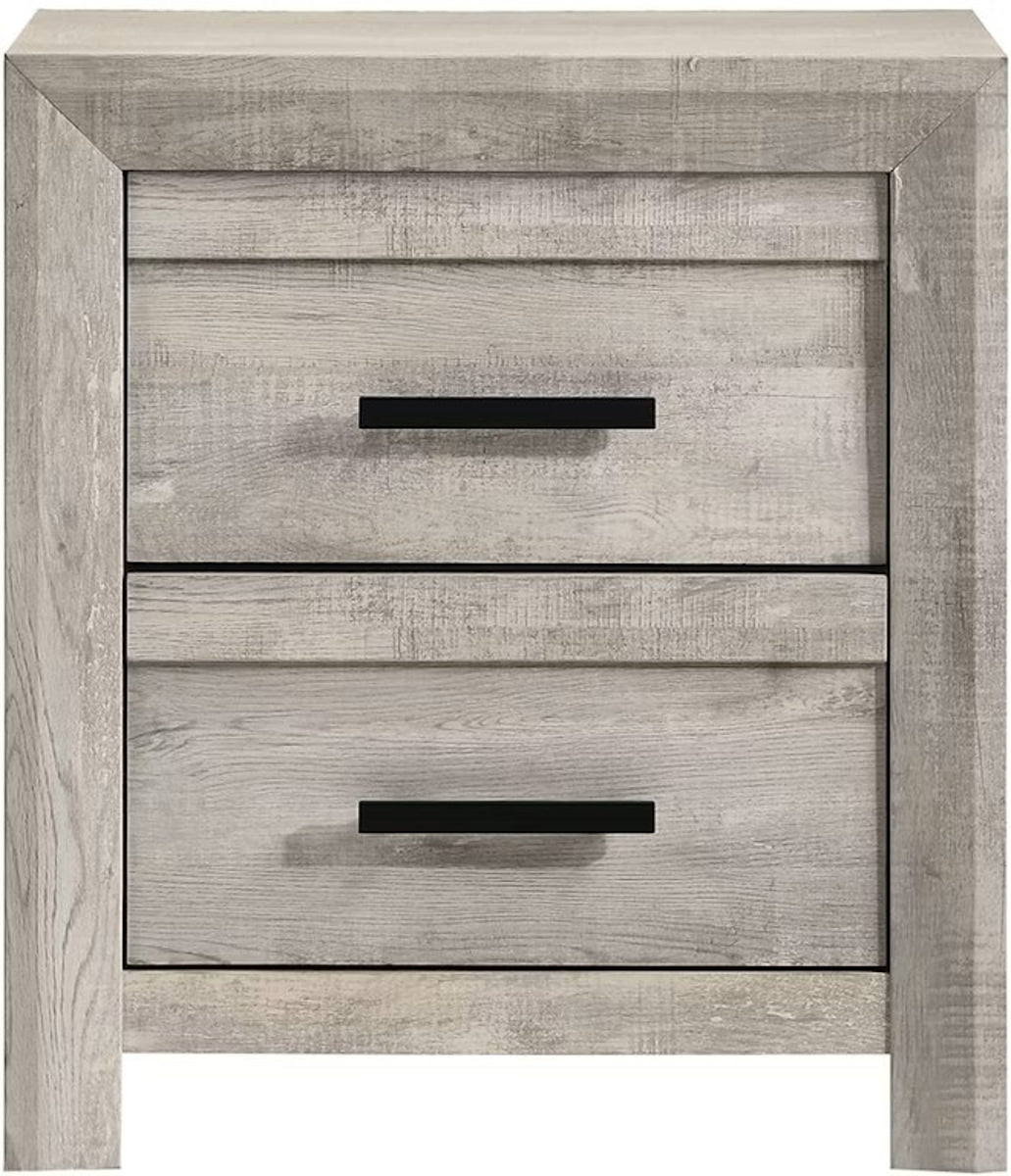 Elements International Ellen Nightstand in White image