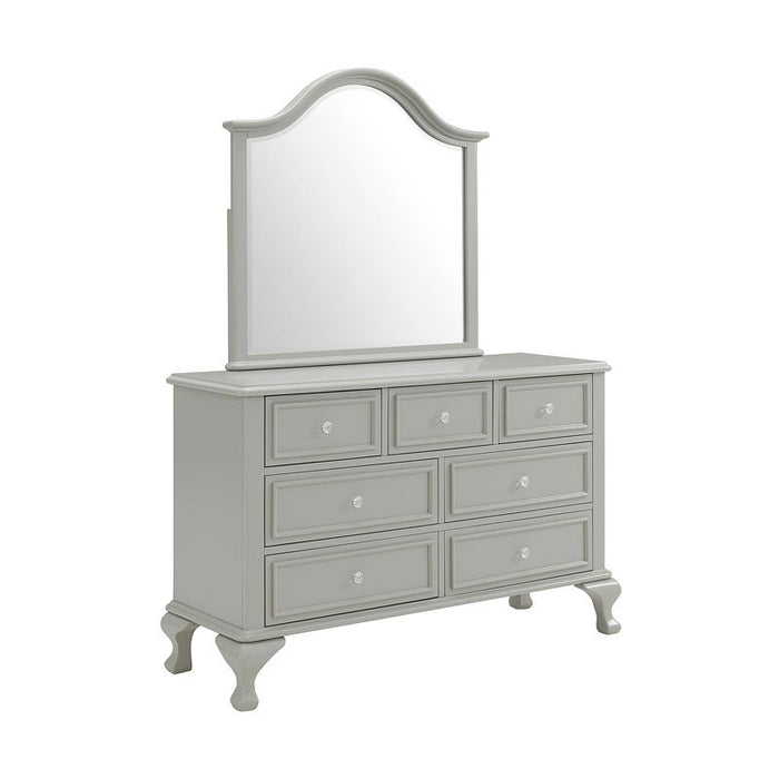 Jesse Youth Dresser in Grey - Jack’s Furniture and More (Laredo, TX)