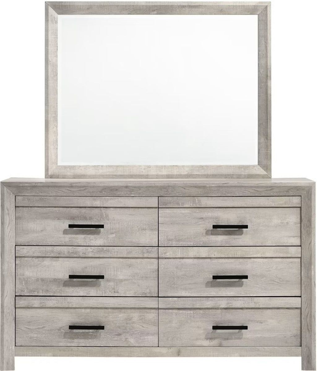 Ellen Mirror in White - Jack’s Furniture and More (Laredo, TX)