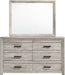 Ellen Mirror in White - Jack’s Furniture and More (Laredo, TX)