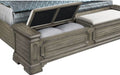 Kings Court Queen Storage Bed in Grey - Jack’s Furniture and More (Laredo, TX)