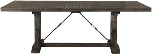Elements International Finn Rectangular Dining Table in WalnutC image
