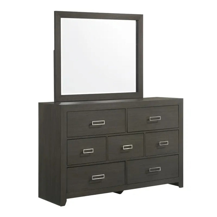 Sasha Mirror in Charcoal - Jack’s Furniture and More (Laredo, TX)