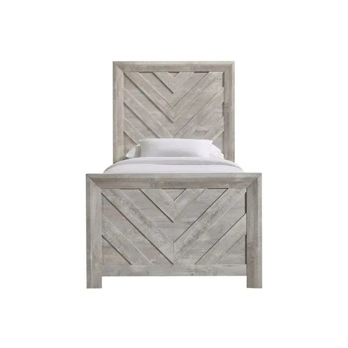 Ellen Twin Panel Bed in White EL700TB - Jack’s Furniture and More (Laredo, TX)
