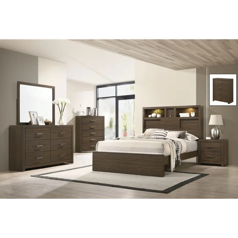 Hendricks Youth Dresser in Brown Grey - Jack’s Furniture and More (Laredo, TX)