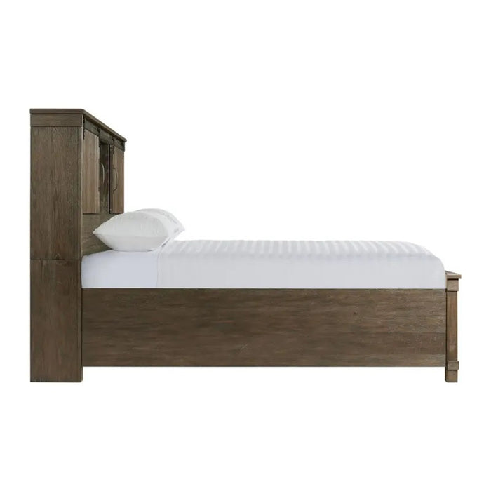Scott Queen Platform Storage Bed in Dark - Jack’s Furniture and More (Laredo, TX)