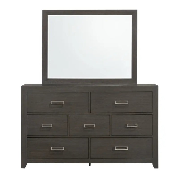 Sasha Mirror in Charcoal - Jack’s Furniture and More (Laredo, TX)