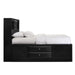 Emily King Storage Bed in Black - Jack’s Furniture and More (Laredo, TX)