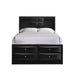 Emily King Storage Bed in Black - Jack’s Furniture and More (Laredo, TX)