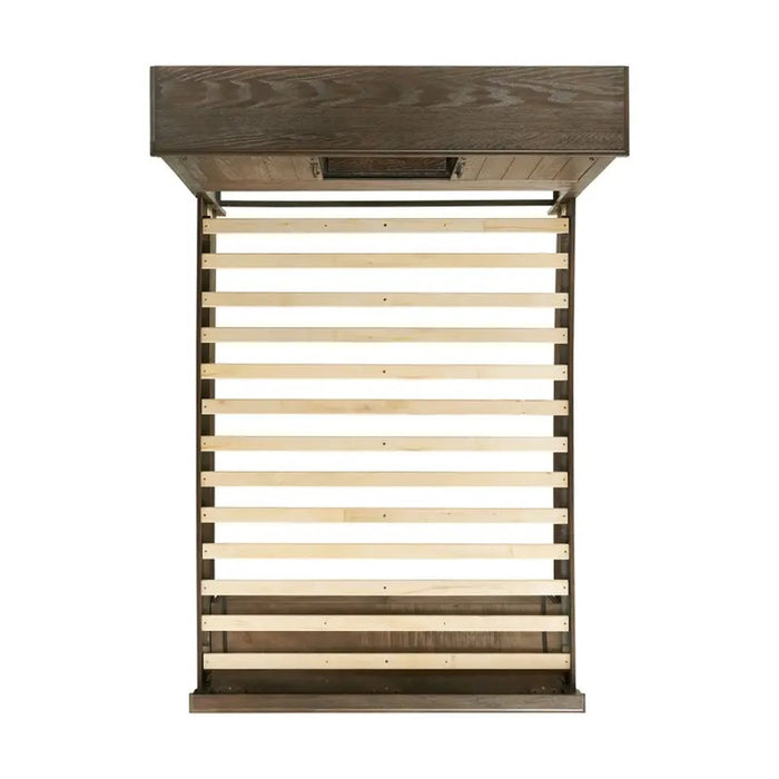 Scott Queen Platform Storage Bed in Dark - Jack’s Furniture and More (Laredo, TX)