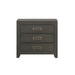 Sasha Nightstand in Charcoal - Jack’s Furniture and More (Laredo, TX)