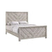 Elements International Ellen King Panel Bed in White image
