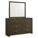 Hendricks Youth Mirror in Brown Grey - Jack’s Furniture and More (Laredo, TX)