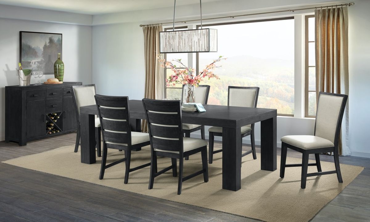 Grady Side Chair (Set of 2) in Black - Jack’s Furniture and More (Laredo, TX)