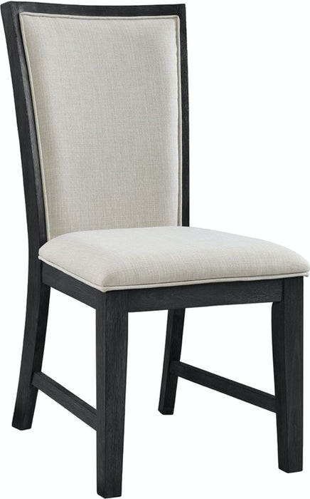 Elements International Grady Side Chair (Set of 2) in Black image