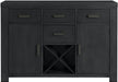 Grady Server in Black - Jack’s Furniture and More (Laredo, TX)
