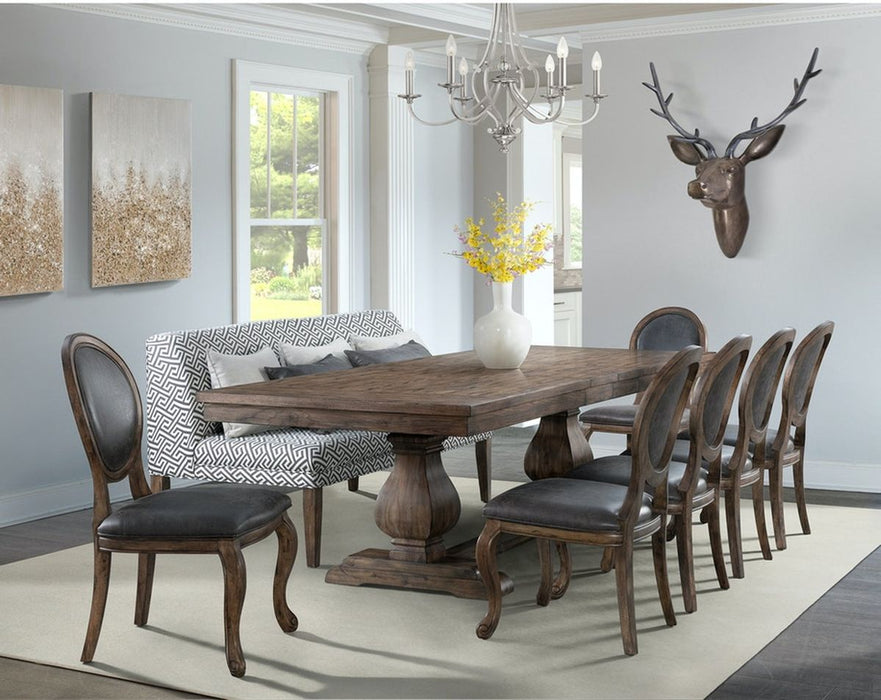 Gramercy Rectangular Dining Table in Brown DGC500DTC - Jack’s Furniture and More (Laredo, TX)