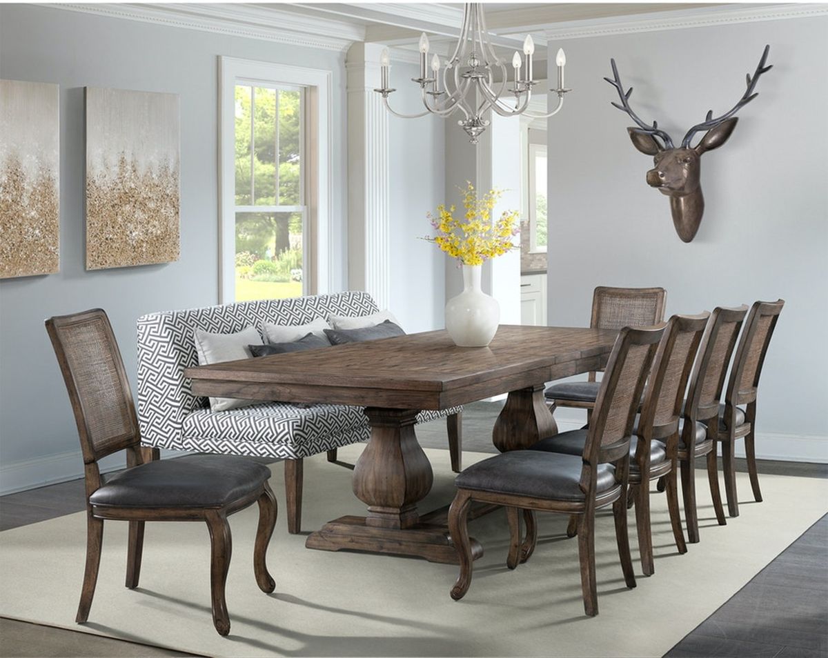 Gramercy Rectangular Dining Table in Brown DGC500DTC - Jack’s Furniture and More (Laredo, TX)