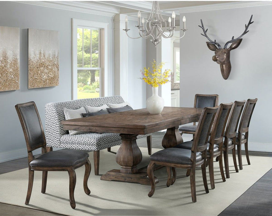 Gramercy Rectangular Dining Table in Brown DGC500DTC - Jack’s Furniture and More (Laredo, TX)