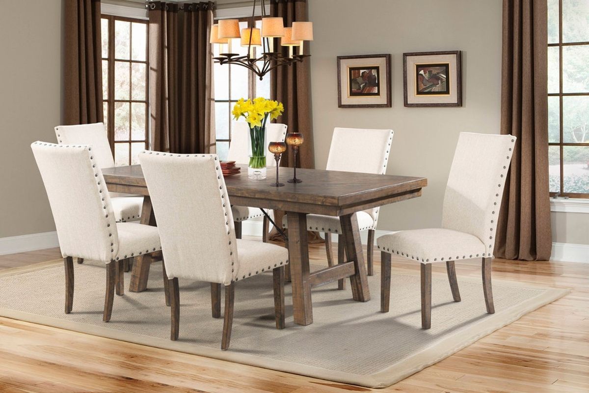 Jax Rectangular Dining Table in Smokey WalnutC - Jack’s Furniture and More (Laredo, TX)