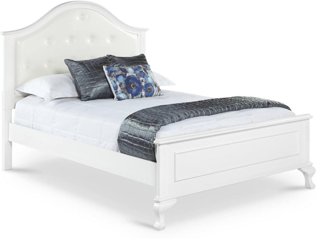 Elements International Jesse Full Bed in White image